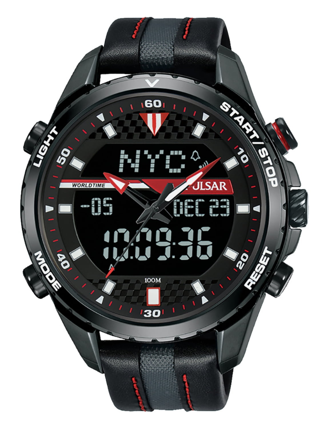 Pulsar WATCH PULSAR STAINLESS STEEL BLACK BLACK MAN PZ4035X1