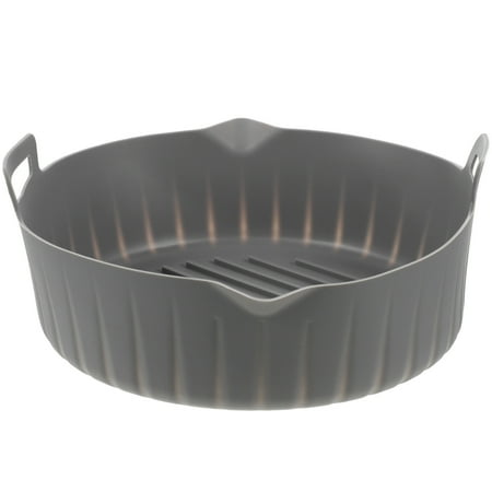 

Air Fryer Silicone Pot Round Non-Stick Air Fryer Silicone Liner Compatible with Handles