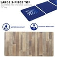 thumbnail image 6 of VIVO Reclaimed Wood 71 x 36 inch Universal Top for Sit to Stand Desk Frames, 6 of 8