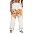thumbnail image 1 of WEAIXIMIUNG Mens Sweatpants with Pockets Open Bottom Men Spring Summer Valentines Day Print Pajama Pants Long Pants Casual Pants, 1 of 5
