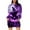 Purple B, variant on Taqqpue Halloween Print Hoodie Dress for Women Fashion Ghost Pumpkin Witch Mini Dresses Halloween Costume Long Sleeve Outfit Cosplay Party Dress with Pockets