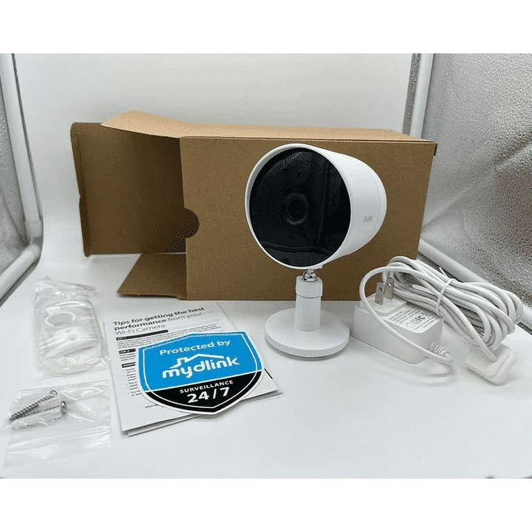  D-Link Indoor Outdoor Security Camera, WiFi Ethernet