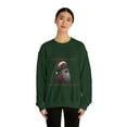thumbnail image 4 of Singing Santa Black Unisex Heavy Blend™ Crewneck Sweatshirt, 4 of 4