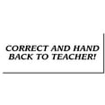 thumbnail image 5 of Self-Inking Correct And Hand Back Teacher Stamp, Trodat Printy 4911, Press and Print Stamping, Impression Size 5/8" x 1-1/2", Up to 10,000 Impressions - Yellow Ink, 5 of 10