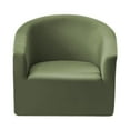 thumbnail image 1 of Fundas elásticas para sofá, fundas para sillones y fundas para sillas de salón, suaves y gruesas. ejercito verde, 1 of 9