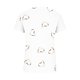 thumbnail image 3 of Tops Cortos para las Mujeres Impresas Blusas Botón Camiseta Manga Corta Cuello en V, Top de Moda para Primavera Verano, 3 of 5
