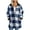 Blue, variant on Black*Friday Clearance Items under $5 GaThRRgYP Women's Cozy Fleece Jacket with Pockets,Women's Fashion Long Sleeve Solid Color Thickening Cardigan Jacket Checkered Fall Winter Warm Coat Blue S
