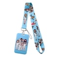 thumbnail image 3 of Titular de la tarjeta del cordón del teléfono, accesorios lindos de los cordones de la tarjeta del titular de la identificación para los empleados de Patrón E, 3 of 9