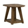 thumbnail image 3 of Liberty Furniture Carolina Park Octagonal End Table for Living Room - Amber Brown Oak, 3 of 7