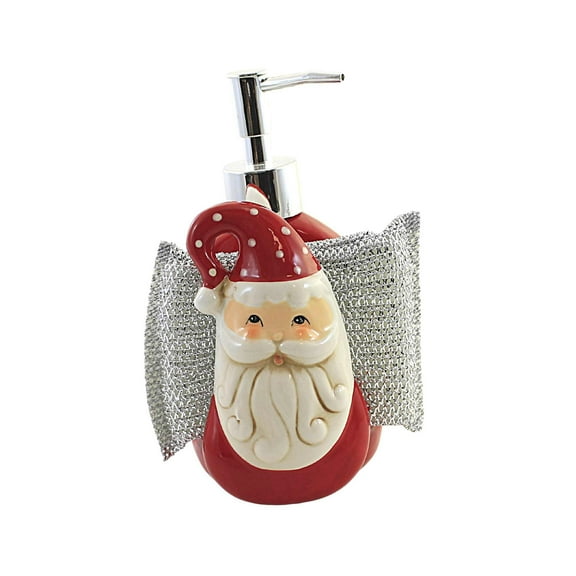 Tabletop Santa/Snowman Soap Dispenser Winter Christmas Sponge Tc00123 Santa