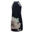 thumbnail image 4 of SMihono Robe d'Été pour Femmes Grande Taille Robe d'Été Sans Manches à Fleurs Décontractée à Bretelles Imprimé Mini Robe, 4 of 5