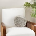 thumbnail image 2 of Fleece Fantasy Sheepskin Ball Throw Poly Filled Throw Pillow, 2 of 2