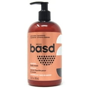 basd Organic Moisturizing Body SE33Wash, Seductive Sandalwood, Natural Skin Care, Vegan, Hypoallergenic, 15.2 Ounce Bottle