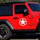 thumbnail image 1 of Taian 2 Off-Road Military Pentagram Hood, Front Modificado Car Stickers, Parabrisas Car Personality Decoration Stickers (blanco), 1 of 2