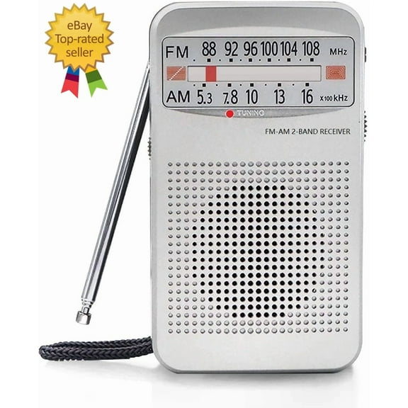 YANI- Am Fm Portable Pocket Radio, Compact Transistor Radios - Best Reception