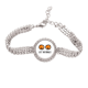 thumbnail image 1 of Sólo naranjas dibujo gracioso naranja Pulsera de tobillera de cadena de tenis, joyería de diamantes, 1 of 3