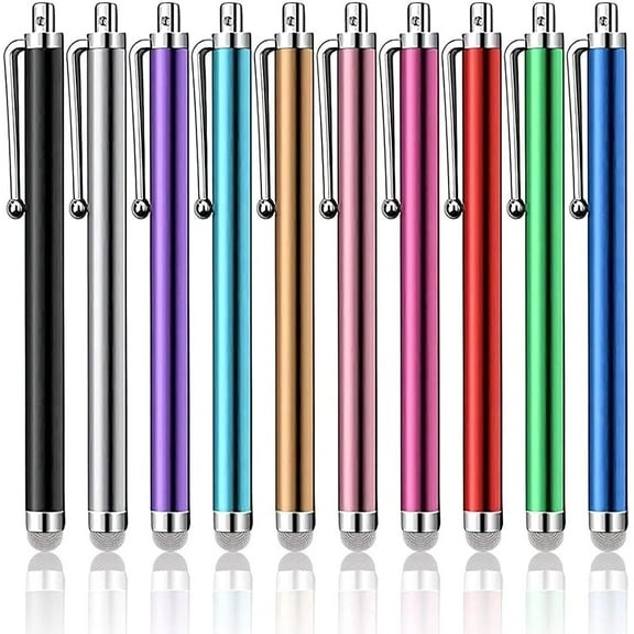 [Upgrade Points]10 Pcs Stylus iPad Pens for Touch Screens Phone Pens Stylus Pens Universal Phone Dabbers for Tablet Capacitive Stylus Touch Screen Pens Compatible with iPad iPhone Kindle Tough Tablet