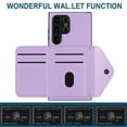 thumbnail image 5 of ELEHOLD Wallet Crossbody Case for Samsung Galaxy S23 Ultra Case with Flip Card Slots RFID Blocking Function Magnetic Closure Stand Detachable Crossbody Shoulder Strap for Women Girls,purple, 5 of 8