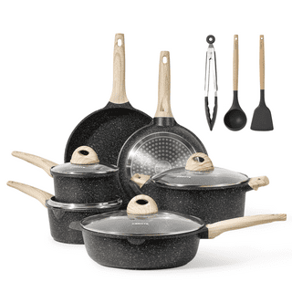 13 Piece Pots and Pans-Set Nonstick-Kitchen-Cookware with Removable Handle  RV Oven-Safe Cream - China Nonstick Cookware and Cookware Set price