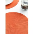 thumbnail image 4 of 4/6 Pack 15 Inch Round Braided Placemats, Washable Heat Resistant Cotton Polyester Circle Place Mats for Kitchen Dining Table, 4 of 4