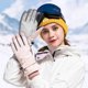 thumbnail image 1 of Guantes de esquí al aire libre de invierno para mujer, de algodón, cálidos, resistentes al viento, impermeables, con pantalla táctil, guantes de ciclismo, 1 of 5