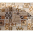 thumbnail image 4 of oneOone Viscose Chiffon Brown Fabric Patchwork Craft Projects Decor Fabric Printed By The Yard 42 Inch Wide-4C, 4 of 5