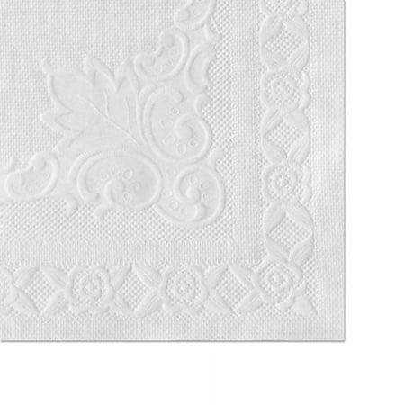 

Classic Embossed Straight Edge Placemats 10 X 14 White 1 000/carton | Bundle of 10 Cartons