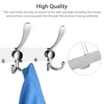 thumbnail image 6 of TSV Stainless Steel 15 Hooks Wall Hanger Coat Hat Clothes Holder Bedroom Towel Rack Heavy Duty Stainless Steel Coat Hanger Long Hook Rail Rack, 6 of 8
