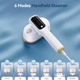 thumbnail image 4 of FOUKUS Travel Steamer for Clothes Portable Mini Handheld Steamer: 1400W Powerful Steam Iron, 2 in 1 Garment Steamer with 6 Modes, Wrinkle Remover for Home Office Travel Clothing, 4 of 7