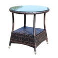 thumbnail image 5 of Clear Tempered Glass Surface | Ideal for Outdoor Tea Time on Patio | Benefit from 120lbs Weight Capacity, 5 of 6