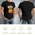 thumbnail image 5 of WISHTIME Graphic Tees for Men, Pumpkin Print T-Shirts Crewneck Casual Loose Fit Cotton Tops, Made in USA, 5 of 9