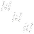 thumbnail image 4 of maskred 8pcs Copper Luster Rust-proof Adjustable Rings For Women Wide Application Classic Open 3Set, 4 of 6