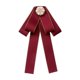 thumbnail image 4 of Decoración de broche de arco de cinta de cinta collar de cuello de collar broche de moda para mujeres corbata para el cuello para la camisa traje de rojo, 4 of 8