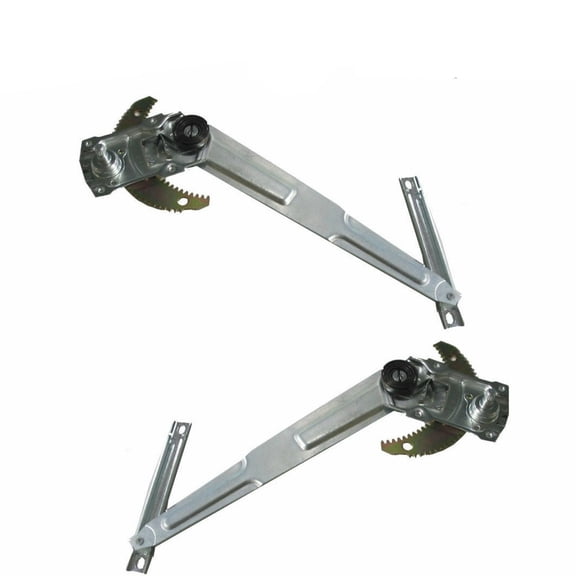 Manual Window Regulator Set - Left and Right Side with Vent - 2-Piece Kit