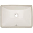 thumbnail image 2 of Nantucket Sinks UM-16x11-B 16 x 11 inch Undermount Ceramic Sink, Bisque, 2 of 7