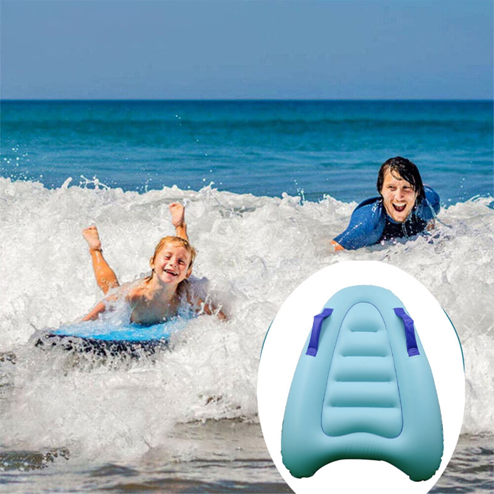 Bodyboard Gonflable Avec Poignées - Planche Surf Piscine Plage Été
