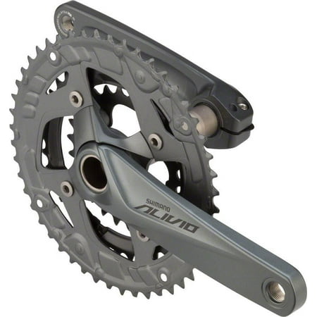 Shimano Alivio M4050 9-Speed 48/36/26t 175mm 2-Piece 96/64mm Crankset Bottom Bracket Not Included