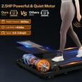 thumbnail image 3 of Walking Pad with Incline, Under Desk Portable Foldable Treadmill for Home Office, Walking Pad 4 in 1 for Walking Running, 2.5HP Compact Small Treadmill with Remote Control, 3 of 8