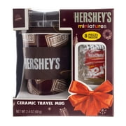 Galerie Hershey's Miniatures Ceramic Travel Mug with Chocolate, 2.4 oz