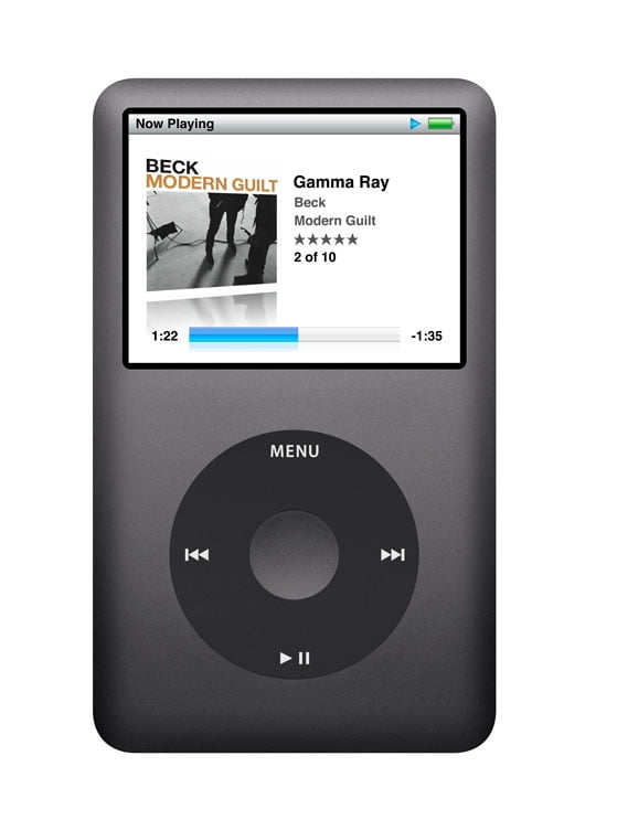 Fully Refurbished Apple iPod Classic Silver 120GB 7th Gen Mint Condition!