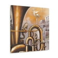 thumbnail image 2 of Brassy Steampunk Trumpet - Canvas, 2 of 10