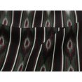thumbnail image 4 of oneOone Viscose Jersey Olive Green Fabric Stripe & Ikat Ethnic Sewing Fabric By The Yard Printed Diy Clothing Sewing Supplies 60 Inch Wide, 4 of 5