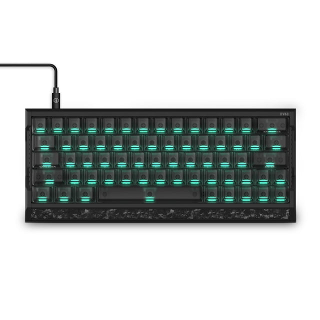 Teclado para juegos IQUNIX EV63 Hall Effect Magnetic 60%