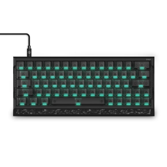 Teclado para juegos IQUNIX EV63 Hall Effect Magnetic 60%