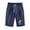 Marine, variante sur fartey Short en Coton et Lin pour Femmes avec Cordon de Serrage Graphique Pissenlit 5 Pouces Pantalon Taille Élastique Poches Coupe Respirante Demi-Pantalon