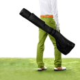 thumbnail image 3 of Bolsa de palos de golf, bolsa de transporte de palos de golf plegable con cremallera con bolsillos convenientes, estuche de entrenamiento de campo de golf portátil para hombres y mujeres negro JFHHH pequeña, 3 of 5