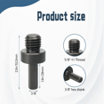 thumbnail image 1 of Core Drill Bit Adapter 5/8Inch-11 Thread Male to 3/8Inch Hex Shank, 1 of 5