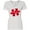 AA-White, variant on Inktastic Autism Awareness Be Kind Red Puzzle Piece Women's V-Neck T-Shirt