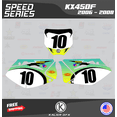 thumbnail image 2 of Kalair GFX Graphics Kit for Kawasaki KX450F (2006-2008) Speed Series, 2 of 5