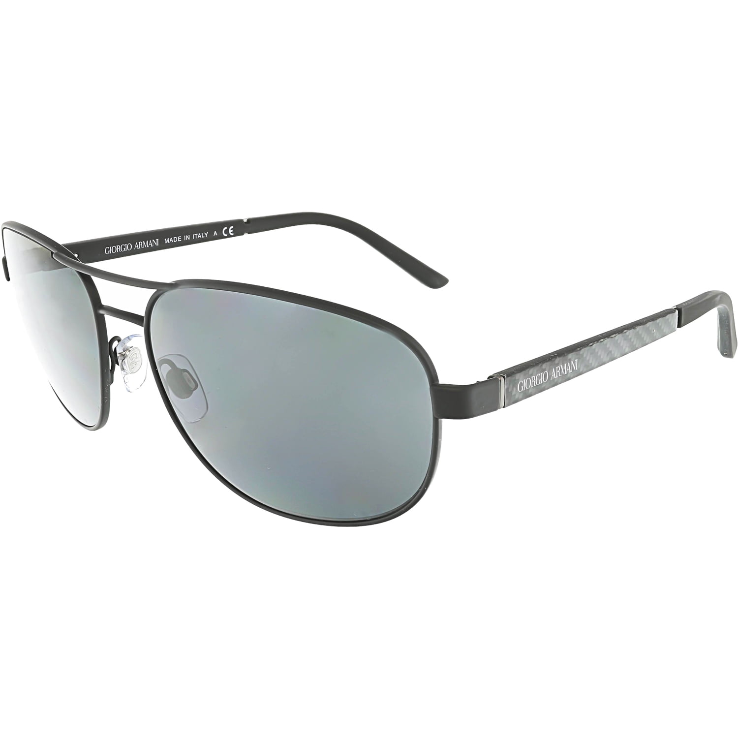 Giorgio Armani Men s AR6036 313987 60 Grey Rectangle Sunglasses